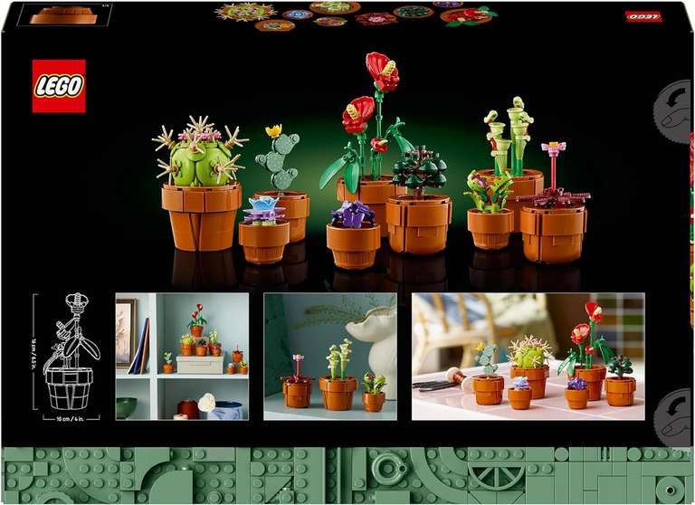 LEGO 10329 ICONS - Małe roślinki @ Amazon | Możliwe 137,35zł
