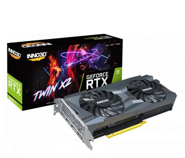 Karta graficzna Inno3D GeForce RTX 3060 Ti Twin X2 LHR 8GB GDDR6