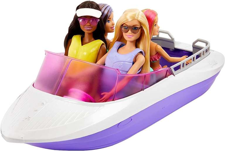 Barbie HHG60 - zestaw z 2 lalkami i łódką (45 cm) z przezroczystym dnem za 78zł @ Amazon.pl