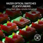 Razer DeathStalker V2 Pro Niskoprofilowa bezprzewodowa optyczna klawiatura do gier, Układ US, Czarny
