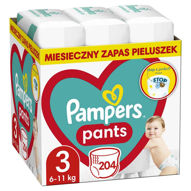 Pampers Pants 3 204 szt.(opis)