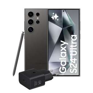 Smartfon Samsung Galaxy S24 Ultra 12/512GB + ładowarka 25W| Amazon | 4 Kolory | 1260,64€