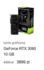 Karta graficzna Gainward GeForce RTX 3080 Phantom+ 10GB GDDR6X