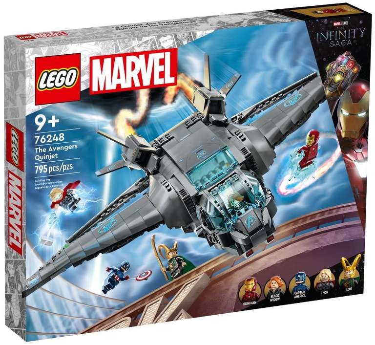 LEGO Marvel Super Heroes 76248 - Quinjet Avengersów