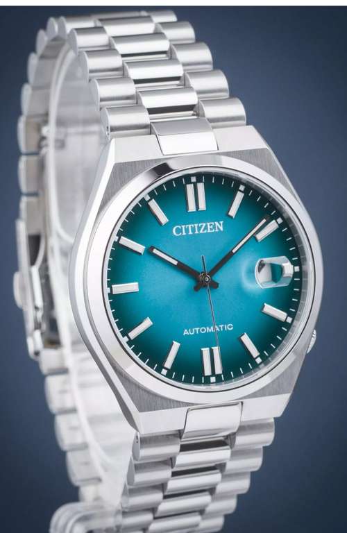 Zegarek męski CITIZEN Tsuyosa NJ0151-88X automatyczny Niebieski gradient (rabat 10% na zegarki)