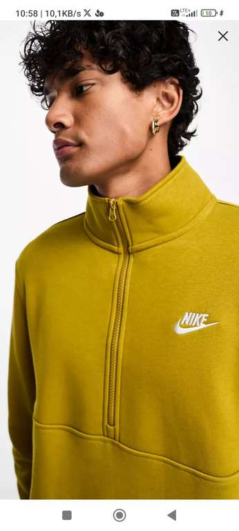 Nike Club bluza kolor musztardowy rozm. XS S L M XL 2XL