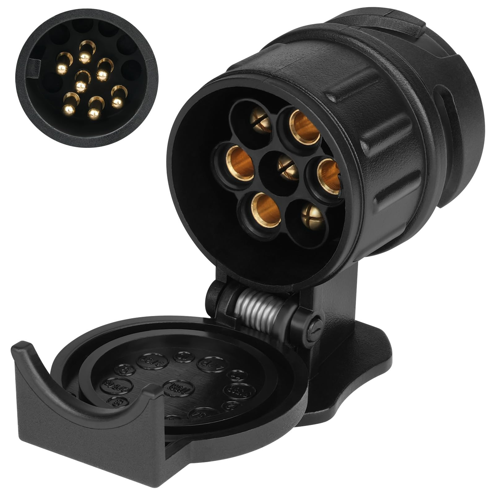 Adapter przejściówka do przyczepy z gniazda 13-pin na 7-pin 12 V za 12,34 zł