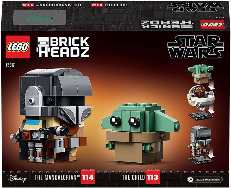 LEGO 75317 BrickHeadz - Mandalorianin i Dziecko @ Amazon