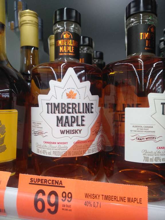 Timberline Maple whisky 0.7