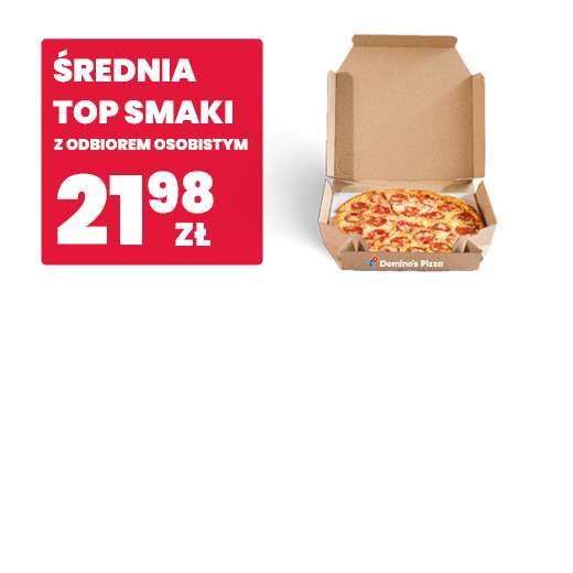 Aktualne promocje w Domino's Pizza w dostawie/z odbiorem osobistym - pizza XXL za 33,98 zł z odbiorem lub 39,98 zł w dostawie, wiele innych
