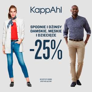 25% na jeansy i spodnie @Kappahl - tylko dla klubowiczów