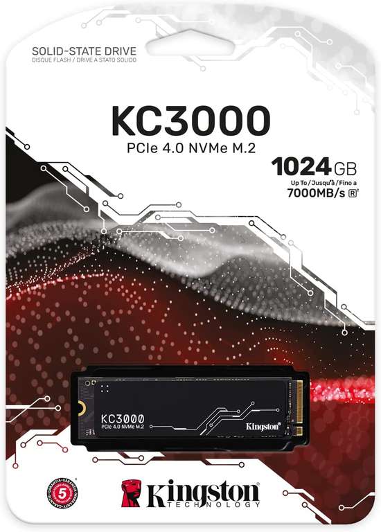 Dysk M.2 SSD Kingston KC3000 1024GB 1TB NVMe PCIe