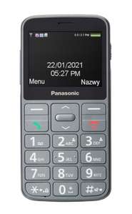 Telefon komórkowy Panasonic KX-TU160EXG szary dla seniora