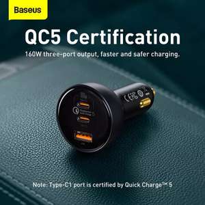 Ładowarka samochodowa Baseus 160w QC 5.0 28,06$