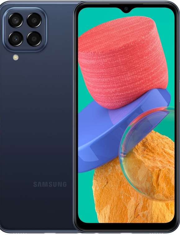 Smartfon SAMSUNG Galaxy M33 6/128GB 5G 6.6" 120Hz Niebieski