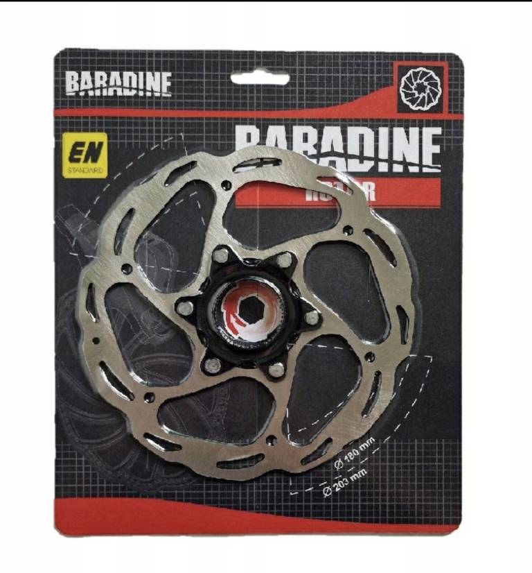 Tarcza hamulca Baradine DB-09CL 180mm Centerlock