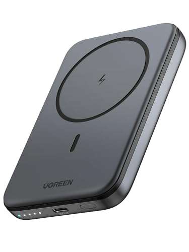 Smukły Powerbank Magsafe UGREEN Nexode 5000mAh USB-C 15W - 20,74€+wysyłka 4,32€ - wymiary jak aplowski oryginał