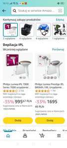 Philips Lumea IPL 7000(model BRI921/00), 236.7€ + dostawa 5.99€