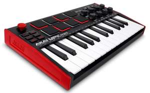 AKAI MPK Mini MK3 klawiatura sterująca MIDI czarno - czerwona