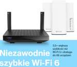 Zestaw Linksys mesh Wi-Fi 6 Linksys Blue Label – 1 router AX5400 + 3 węzły AX3000