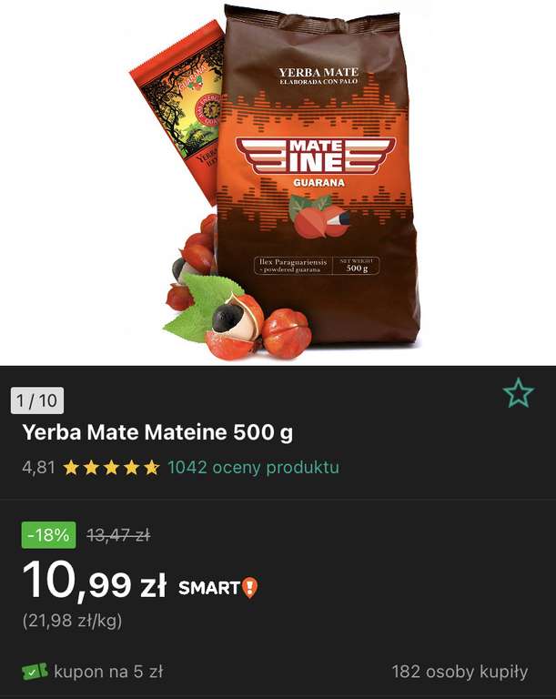Yerba Mate Mateine 500 g