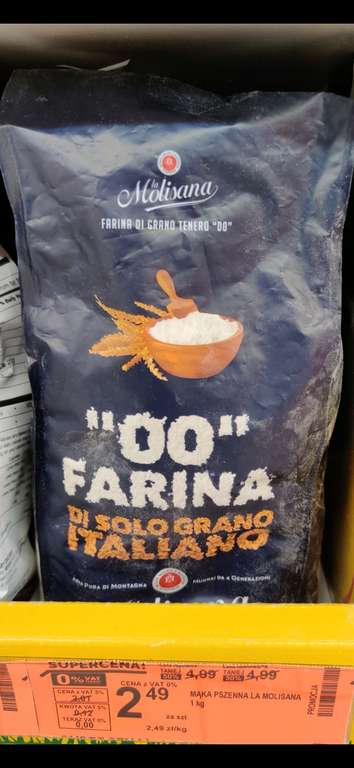 Mąka pszenna "00" Farina LA MOLISANA 1kg. BIEDRONKA