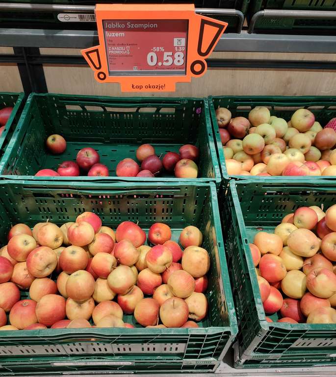 Jabłka Szampion luzem 1kg | słodko - kwaśne | @Kaufland Gliwice