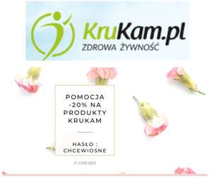 Wszystkie produkty KruKam -20%, np. Chałwa turecka kakaowa z kokosem bez cukru 300g