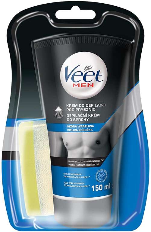 Veet Men krem do depilacji pod prysznic – skóra wrażliwa 150 ml