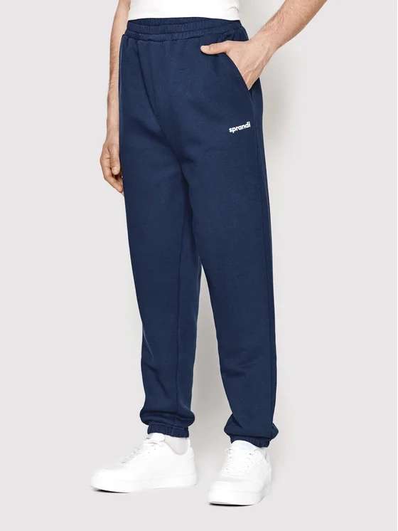 Męskie spodnie dresowe Sprandi, kolor granatowy, krój Regular Fit - r. S, M, XL @Modivo