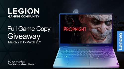 Propnight za darmo na PC od Lenovo Gaming @ Steam