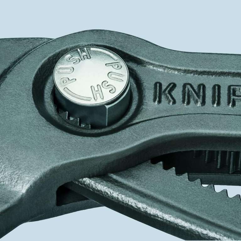 Knipex Cobra Szczypce nastawne do rur nowej generacji chromowane, z wielokomponentowymi nasadkami 300 mm 87 05 300