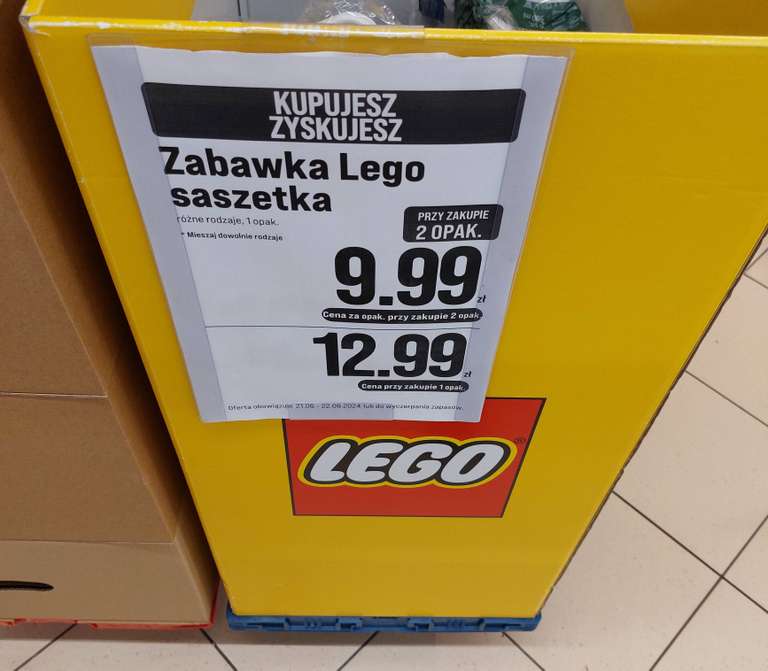 Dino - promocja na zabawka Lego saszetka