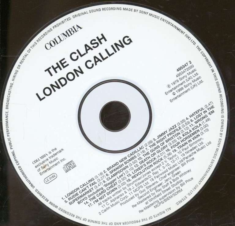 Płyta cd The Clash London Calling