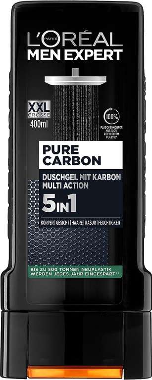L’Oreal Men Expert Carbon Clean 5In1 Multi-Action Żel Pod Prysznic 400 ml