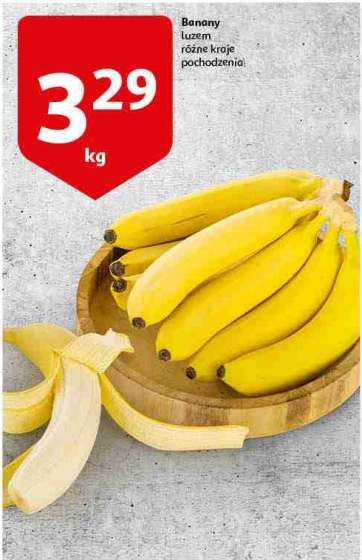 Banany 3,29 zł za kg @Auchan