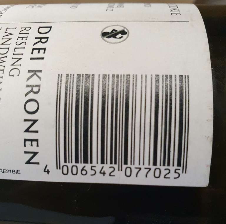 Riesling Drei Kronen wino białe półsłodkie Biedronka