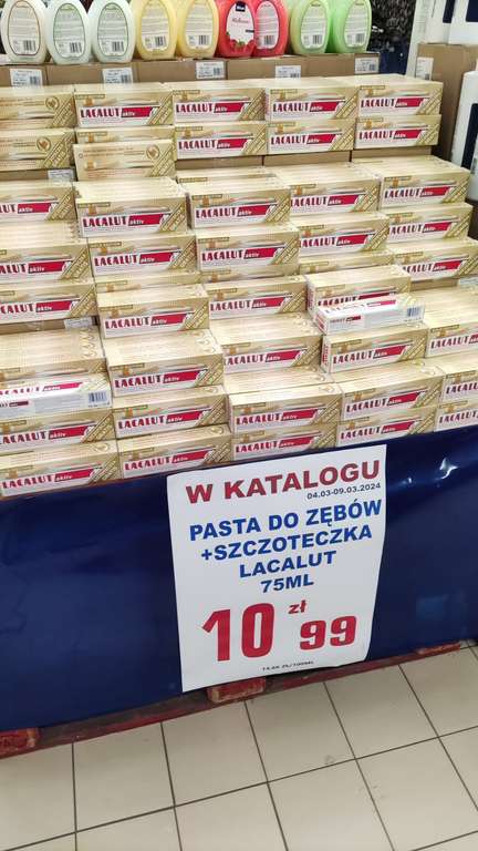 Pasta do zębów 75 ml + szczoteczka Lacalut @E.Leclerc Gdańsk
