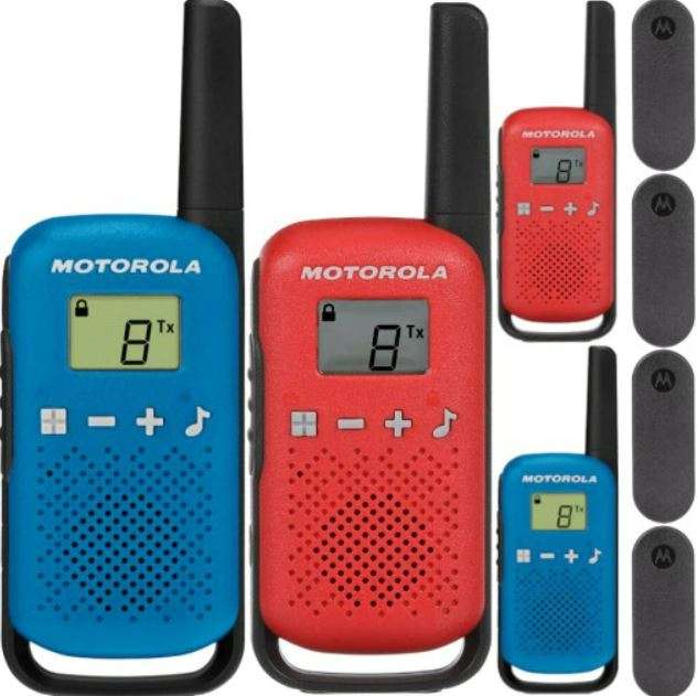 Krótkofalówka radiotelefon Motorola TLKR T42 (dwupak) czerwone i niebieskie, odbiór w sklepie 0 zł (lub na Amazon z darmową dostawą)