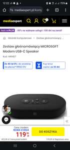 Zestaw Głośnomówiący Microsoft modern usb-C speaker