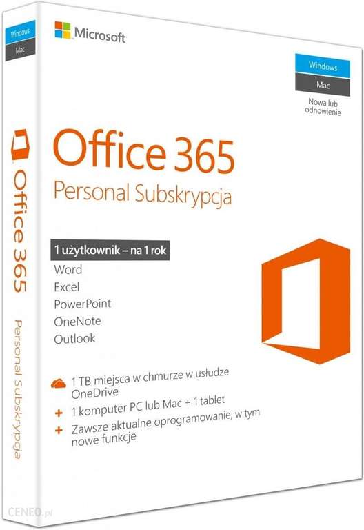 Microsoft Office 365 Personal PL Win/Mac