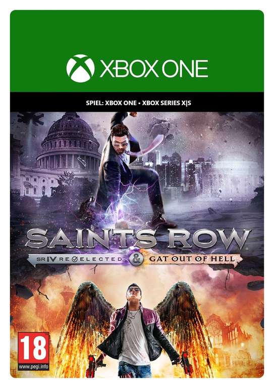 Saints Row IV: Re-Elected + Gat out of Hell AR XBOX One CD Key - wymagany VPN