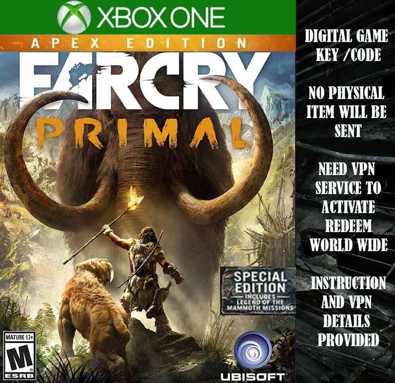 Far Cry Primal Apex Edition TR XBOX One / Xbox Series X|S CD Key - wymagany VPN