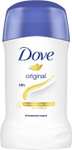 Dove Original Deo Stick Dezodorant w Sztyfcie, Biały/Niebieski, 6 x 40 ml