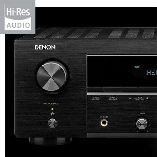 Denon DRA-800H stereofoniczny amplituner sieciowy (2 x 145 W, FM/DAB+, WLAN, HDMI, wejście Phono) Amazon.de