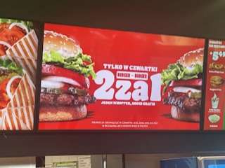 Wraca promocja do Burger King 2 za 1 w każdy czwartek