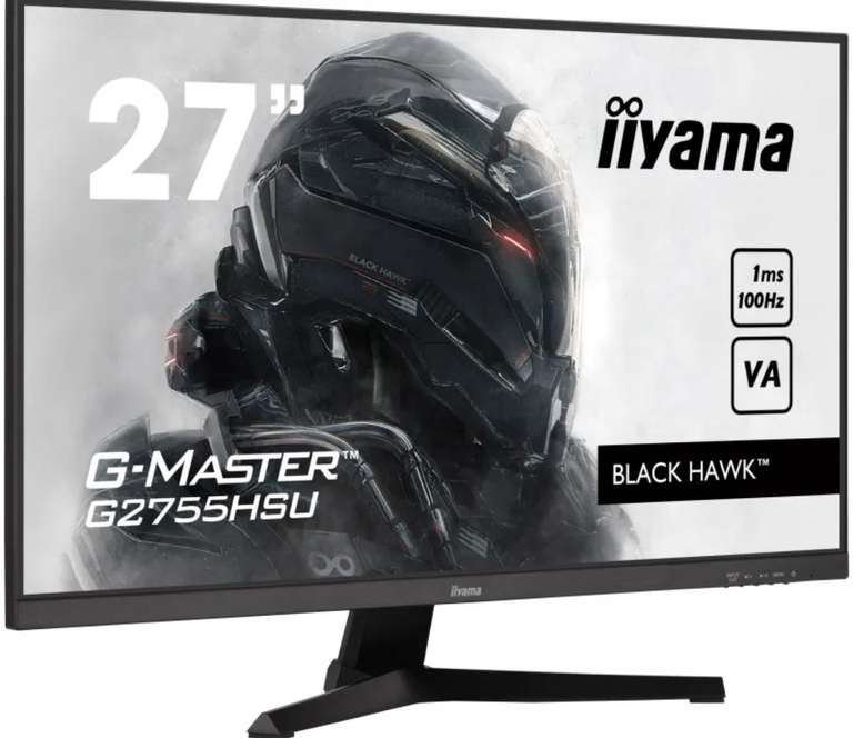 Monitor gamingowy iiyama G-Master Black Hawk G2755HSU-B1, 27" VA LED 100Hz 1ms, FreeSync