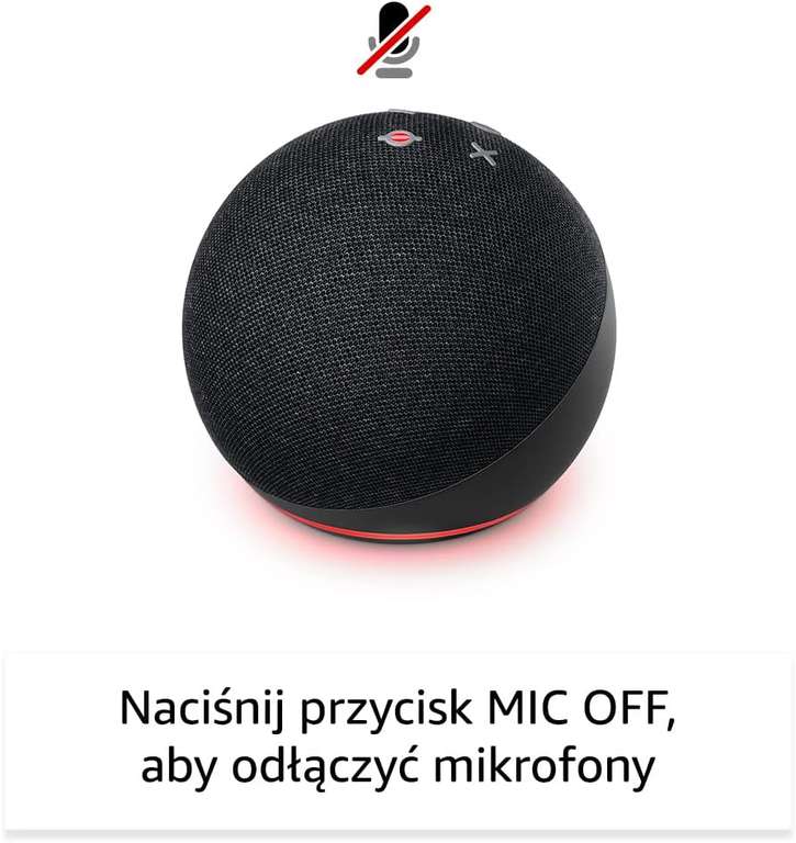 Głośnik Amazon Echo Dot 5 generacji - Polski Amazon [11/12 lipca]