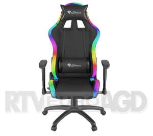 Fotel Genesis Trit 500 RGB - materiał na siedzisku oraz oparciu!