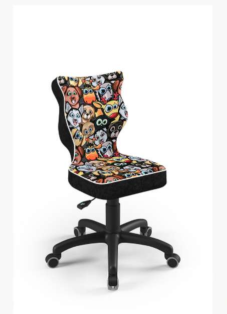Krzesło obrotowe ENTELO Petit Czarny ST28, rozmiar 4